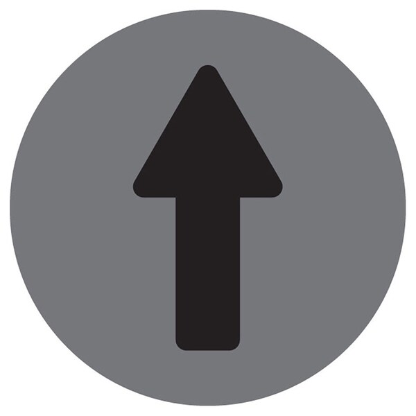 Identity Group Arrow Only, Gray, 15" 8499GY